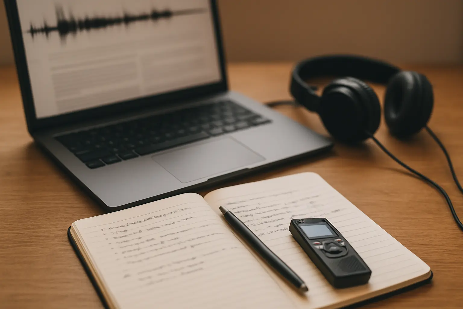 Programy do transkrypcji wywiadów po polsku: Whisper, Word, Good Tape, Notta i Sonix — porównanie 2026