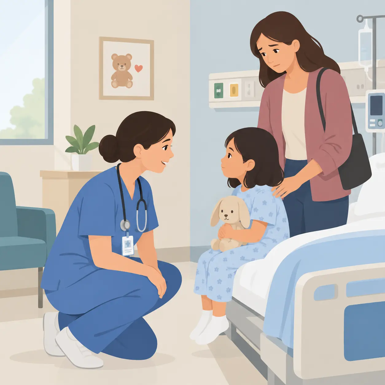 Komunikacja pielęgniarki z dzieckiem i rodzicem podczas hospitalizacji