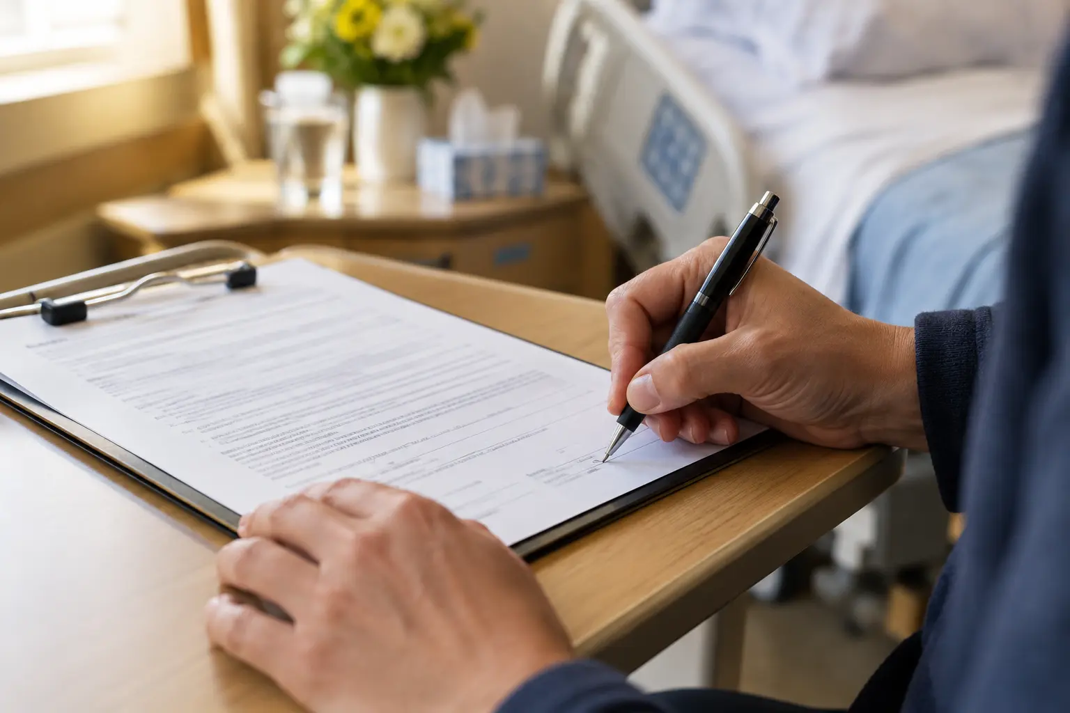 Zgoda pacjenta na badanie psychologiczne na oddziale szpitalnym
